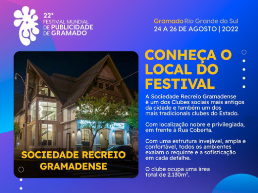 Festival Mundial de Publicidade está de volta à Gramado