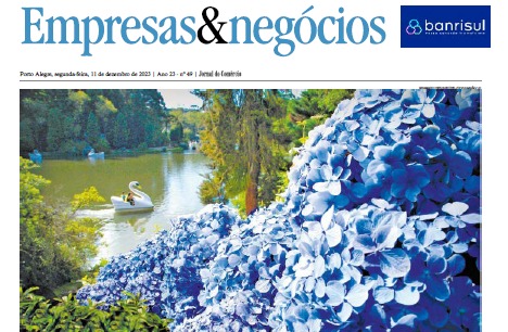 Jornal do Comércio exalta potencial turístico da Região das Hortênsias no caderno Empresas & Negócios